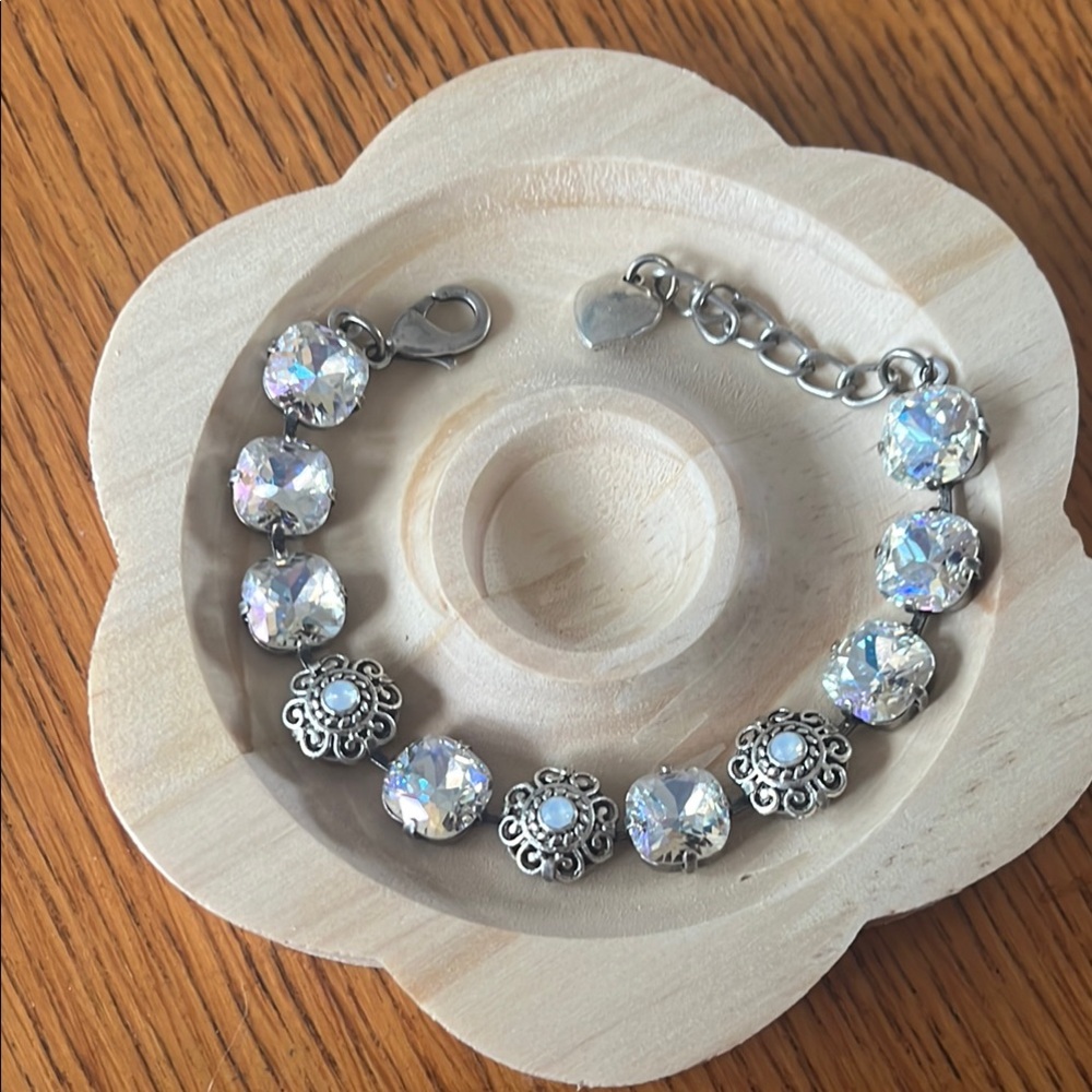 Swarovski Crystal Cushion Cut Bracelet